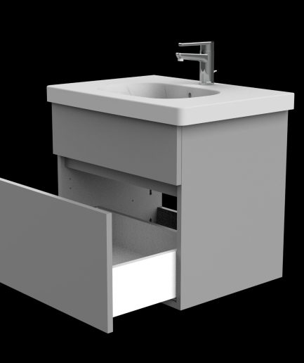 Vanity 1 drawer W600